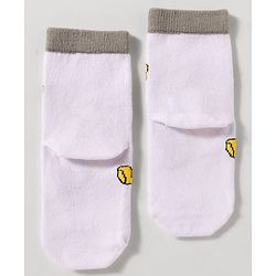 Cute Walk by Babyhug Disney Knit Ankle Length Antibacterial Socks with Winnie the Pooh Design Pack of 3 - Multicolor