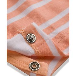 Babyhug 100% Cotton Interlock Knit Half Sleeves Romper With Sea Life Print Pack of 2 - Multicolor
