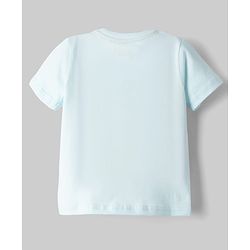 Babyhug Cotton Knit Half Sleeves T-Shirt With Dino Print - Multicolor