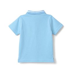 Babyhug 100% Cotton Knit Polo T-Shirt with Graphics Multi Color 6-9 Months