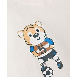 Babyhug Cotton Knit T-Shirt with All Over Print Half Sleeves Multi Color 6-9 Months