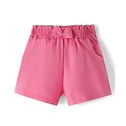 Babyhug Single Jersey Knit Sleeveless Top & Shorts Set with Seashell Print - Lime Green & Pink