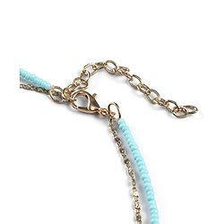 Babyhug Metal Necklace For Kids With Beads & Floral Charms - Multicolor