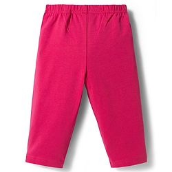 Babyhug Single Jersey Knit Full Sleeves Top & Leggings Set with Floral Print - Pink