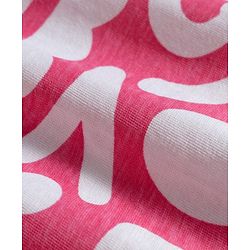 Babyhug Single Jersey Knit Full Sleeves Top & Leggings Set with Abstract Print - Pink