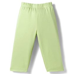 Babyhug Single Jersey Knit Full Sleeves Top & Leggings Set with Tropical Theme Print - Light Green
