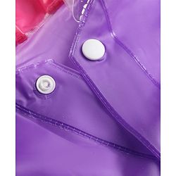 Babyhug Full Sleeves Raincoat with Unicorn & Rainbow Print - Multicolor