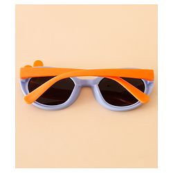 Babyhug Solid Round Frame Sunglasses with Bow Applique - Pink