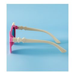 Babyhug Solid Coloured Sunglasses With Flower Applique - Beige