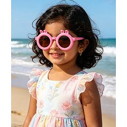Babyhug Sunglasses With Bunny Applique - Beige