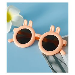Babyhug Sunglasses With Bunny Applique - Beige
