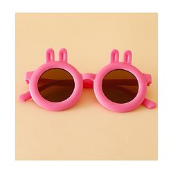 Babyhug Sunglasses With Bunny Applique - Beige