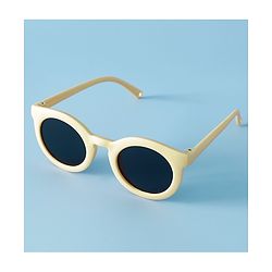 Babyhug Solid Coloured Round Shaped  Sunglasses  - Purple