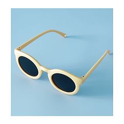 Babyhug Solid Coloured Round Shaped  Sunglasses  - Purple