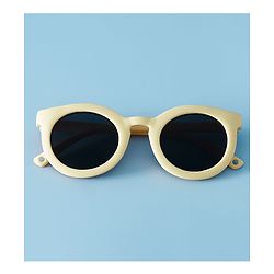 Babyhug Solid Coloured Round Shaped  Sunglasses  - Purple