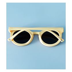 Babyhug Solid Coloured Round Shaped  Sunglasses  - Purple