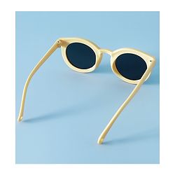 Babyhug Solid Coloured Round Shaped  Sunglasses  - Purple