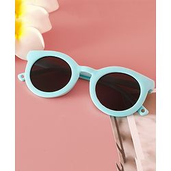 Babyhug Solid Coloured Round Shaped  Sunglasses  - Purple