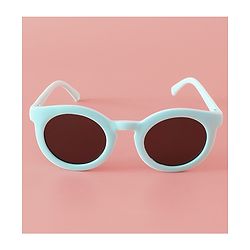 Babyhug Solid Coloured Round Shaped  Sunglasses  - Purple