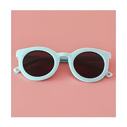 Babyhug Solid Coloured Round Shaped  Sunglasses  - Purple