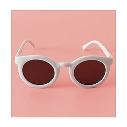 Babyhug Solid Coloured Round Shaped  Sunglasses  - Purple