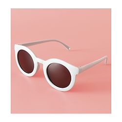 Babyhug Solid Coloured Round Shaped  Sunglasses  - Purple