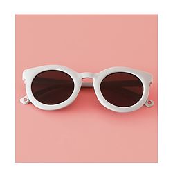 Babyhug Solid Coloured Round Shaped  Sunglasses  - Purple