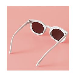 Babyhug Solid Coloured Round Shaped  Sunglasses  - Purple