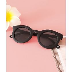 Babyhug Solid Coloured Round Shaped  Sunglasses  - Purple