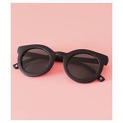 Babyhug Solid Coloured Round Shaped  Sunglasses  - Purple