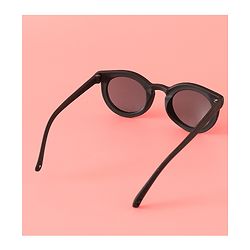 Babyhug Solid Coloured Round Shaped  Sunglasses  - Purple