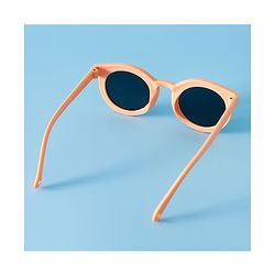 Babyhug Solid Coloured Round Shaped  Sunglasses  - Purple