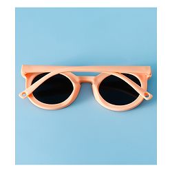 Babyhug Solid Coloured Round Shaped  Sunglasses  - Purple