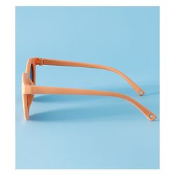 Babyhug Solid Coloured Round Shaped  Sunglasses  - Purple