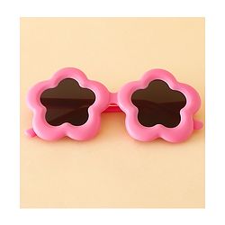 Babyhug Floral Shaped Sunglasses - Fuchsia