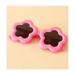 Babyhug Floral Shaped Sunglasses - Fuchsia
