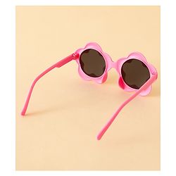 Babyhug Floral Shaped Sunglasses - Fuchsia