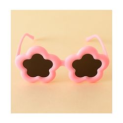 Babyhug Floral Shaped Sunglasses - Fuchsia