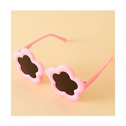 Babyhug Floral Shaped Sunglasses - Fuchsia