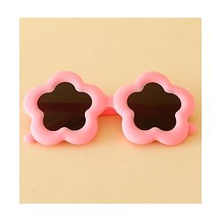 Babyhug Floral Shaped Sunglasses - Fuchsia