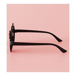 Babyhug Solid Coloured Sunglasses With Bow Applique -Black