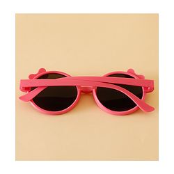 Babyhug Solid Coloured Sunglasses With Bow Applique -Black