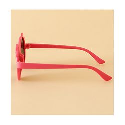 Babyhug Solid Coloured Sunglasses With Bow Applique -Black