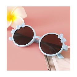 Babyhug Solid Coloured Sunglasses With Bow Applique -Black