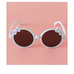 Babyhug Solid Coloured Sunglasses With Bow Applique -Black