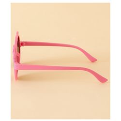 Babyhug Solid Coloured Sunglasses With Bow Applique -Black