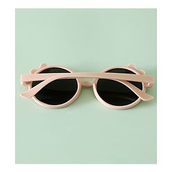 Babyhug Solid Coloured Sunglasses With Bow Applique -Black