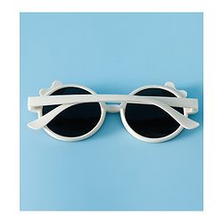 Babyhug Solid Coloured Sunglasses With Bow Applique -Black