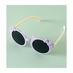Babyhug Solid Coloured Sunglasses With Bow Design - Red