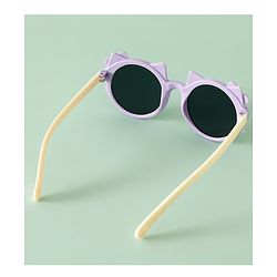 Babyhug Solid Coloured Sunglasses With Bow Design - Red
